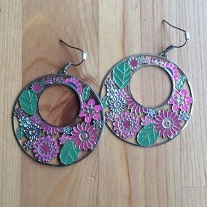 H&M floral earrings